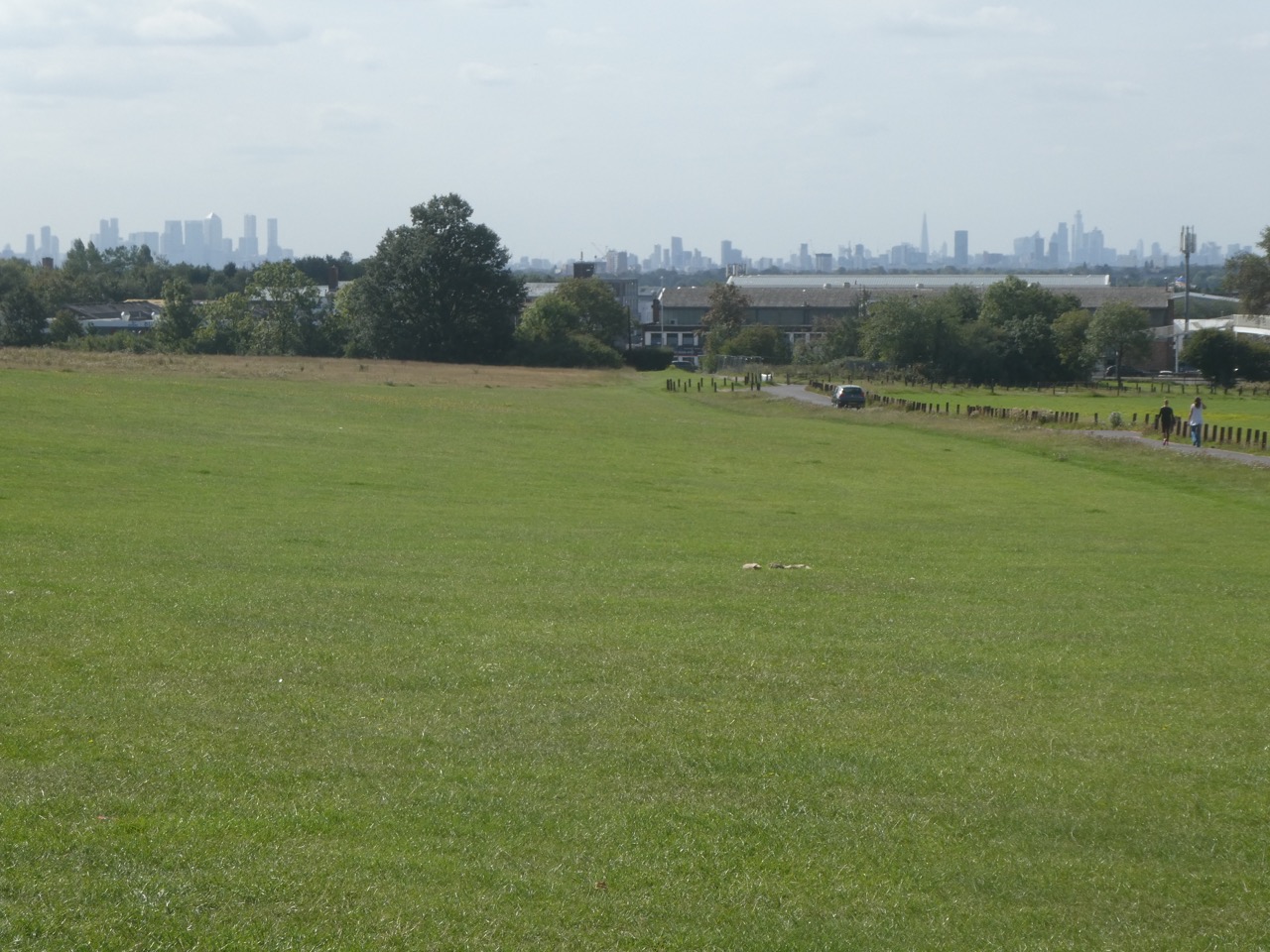 London panorama from Hainault Country Park: Romford link N