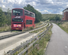 NCN 606, footpath and busway; the future of travel?
