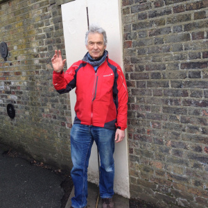 Martin Nelson on the Greenwich Meridian