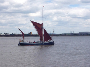 Thames Barge on Erith Reach: Arc 3